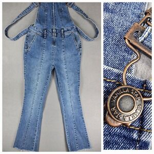 Vanilla Star "‎ Camilla " Flared Overalls - Womens Size XS Petite